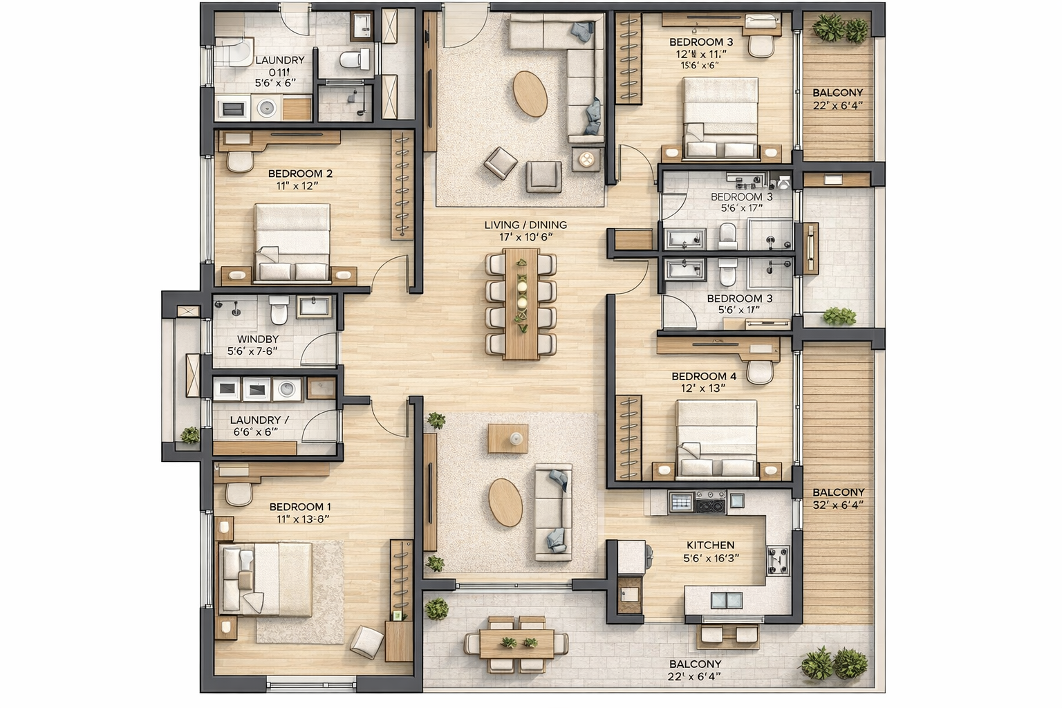 Residence plan overview
